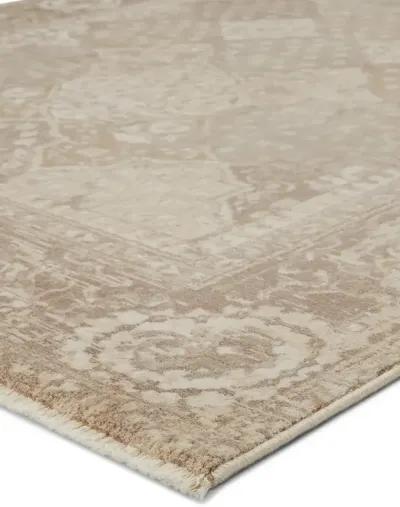 Vienne Lourdes Yellow/Gold 2'6" x 12' Runner Rug