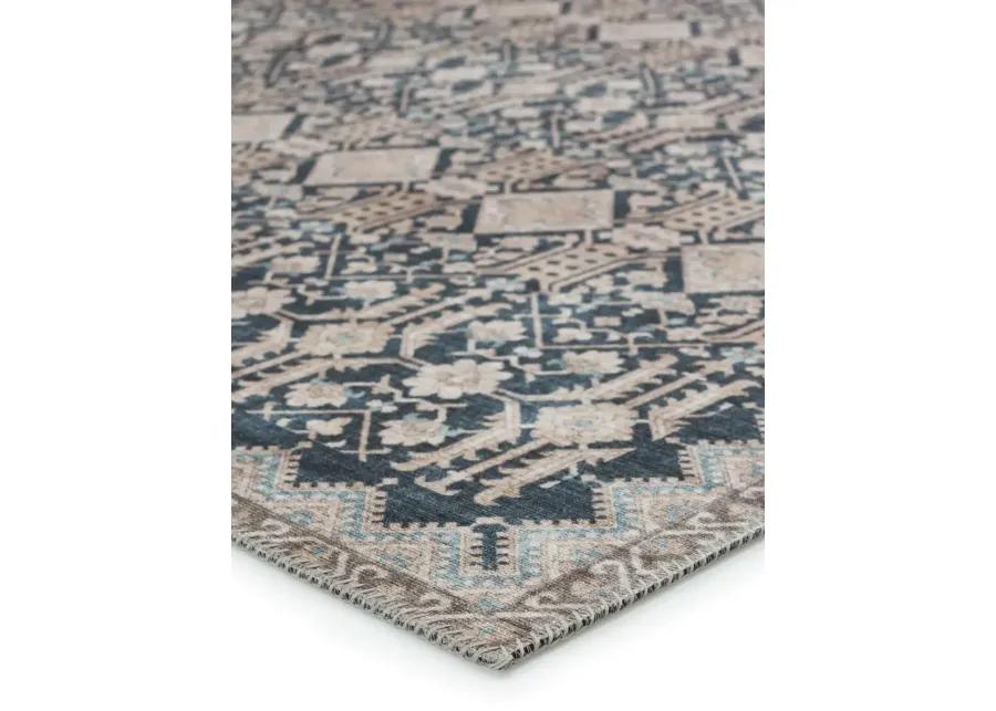 Keyara By Nikki Chu Dalia Blue 2'6" x 8' Runner Rug