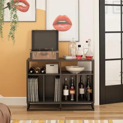 Novogratz Regal Double Wide Record Station/Accent Cabinet