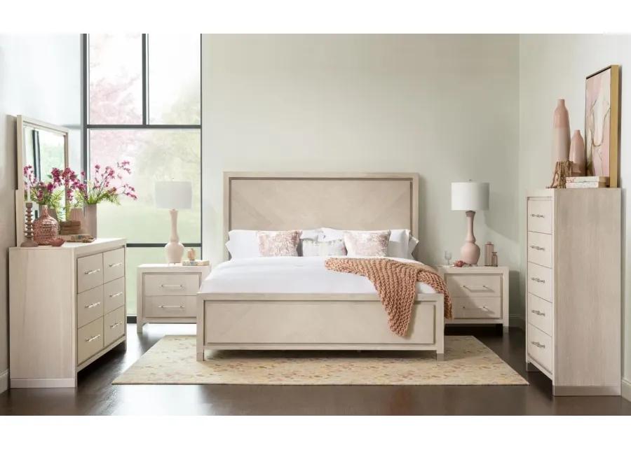 Bliss Queen Lighted Panel Bed