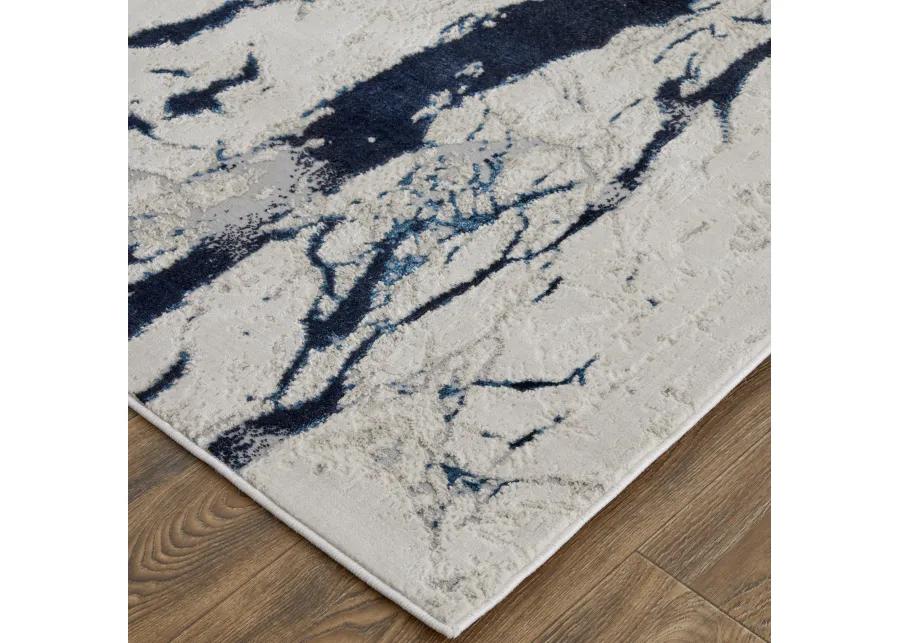 Indio 39GWF Ivory/Blue/Black 3'11" X 6' Rug