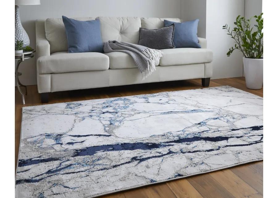 Indio 39GWF Ivory/Blue/Black 3'11" X 6' Rug