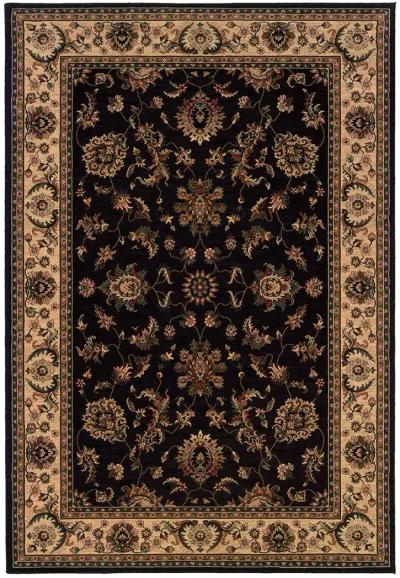 Ariana 8' Black Rug