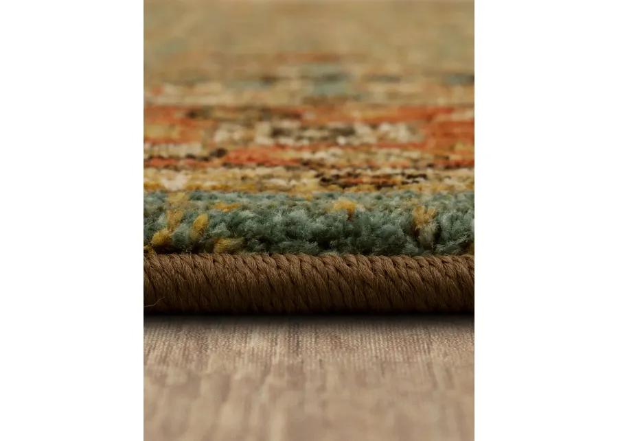 Spice Market Myanmar Aquamarine 5' 3" X 7' 10" Rug