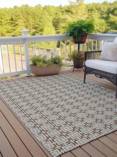 Marlo MO1 Taupe 3' x 5' Rug