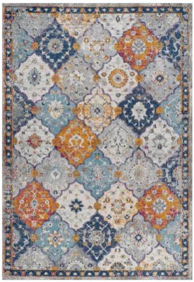 Kirman Bohemian Medallion Area Rug