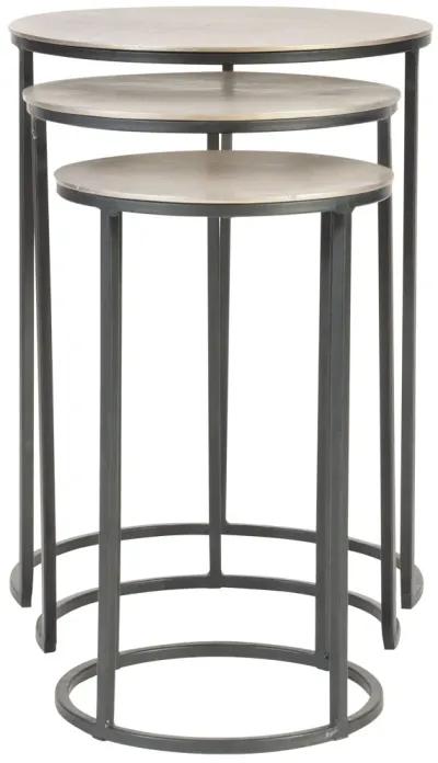 Uttermost Erik Metal Nesting Tables, S/3