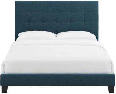 Modway - Melanie Queen Tufted Button Upholstered Fabric Platform Bed