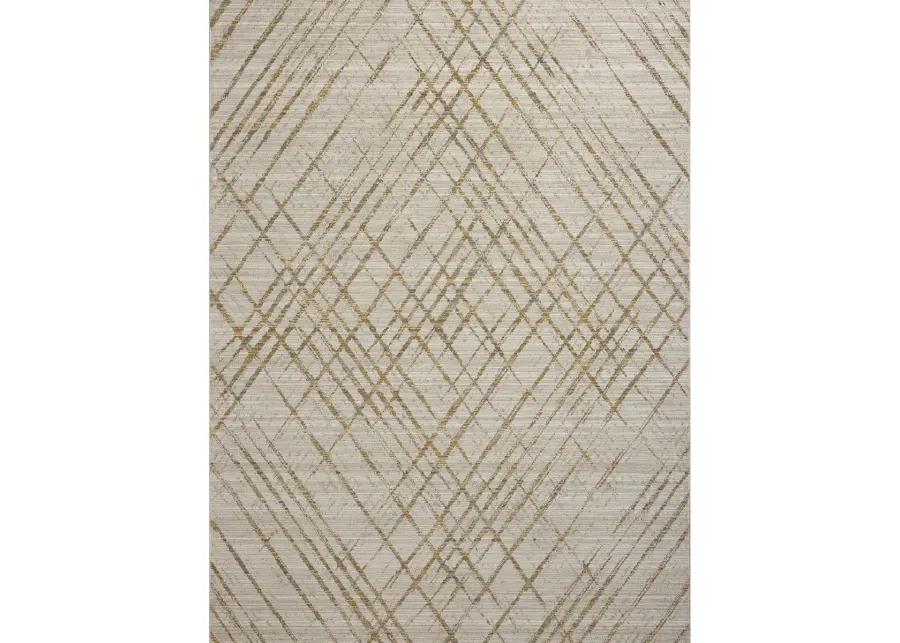 Wade WAE-04 Beige / Gold 6''3" x 9''4" Rug by Loloi II