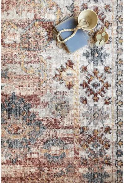 Cassandra CSN06 Rust/Multi 5'3" x 7'9" Rug