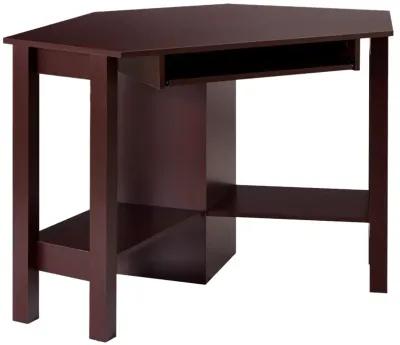 Wooden Study Computer Corner Desk with Drawer-