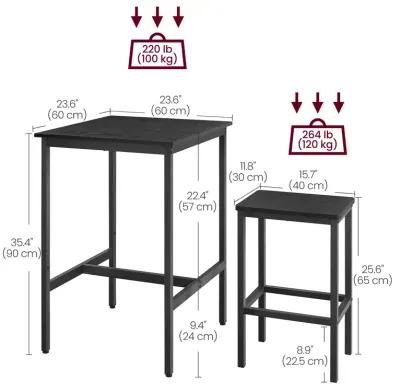 Bar Table and Chairs Set for Modern Dining and Entertaining