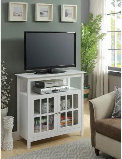 Convenience Concepts Big Sur Highboy TV Stand with Storage Cabinets