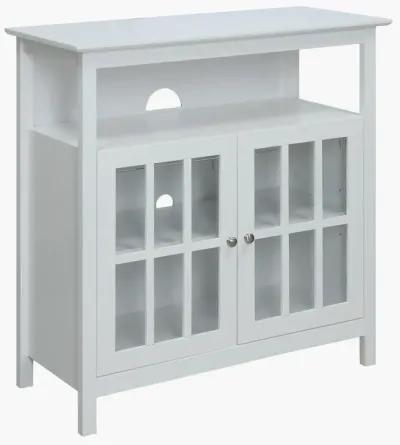 Convenience Concepts Big Sur Highboy TV Stand with Storage Cabinets