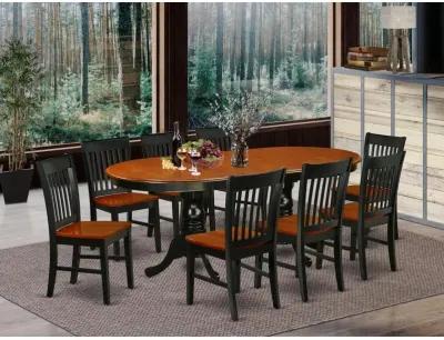 Dining Room Set Black & Cherry