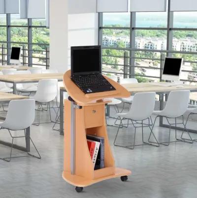 Adjustable Laptop Notebook Desk Computer PC Table Office Home Storage Natural