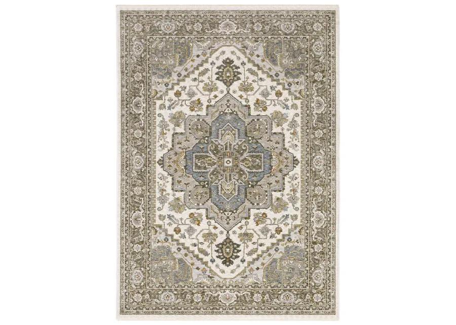 Maharaja 5'3" x 7'6" Ivory Rug