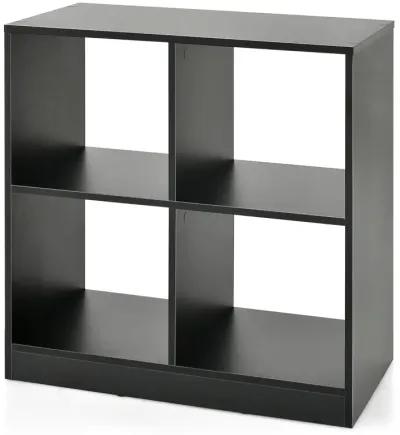 4-Cube Kids Bookcase with Open Shelves