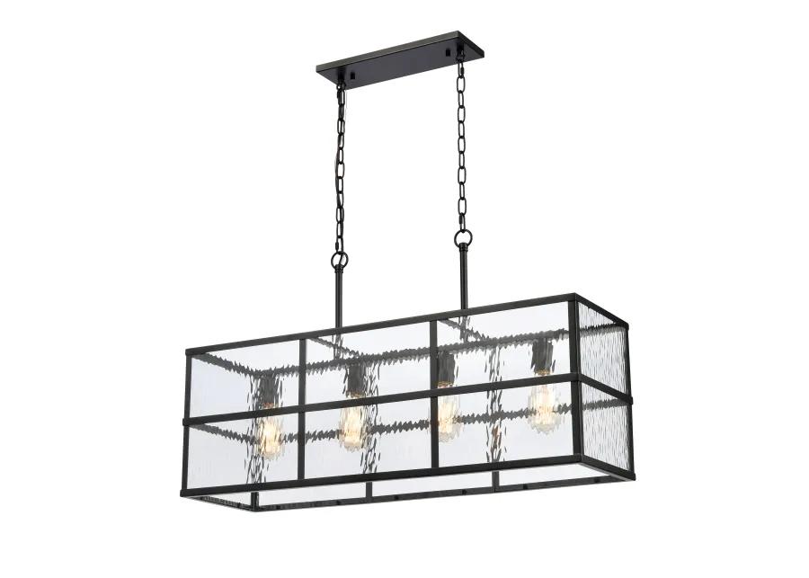 Solace 34'' Wide 4-Light Linear Chandelier