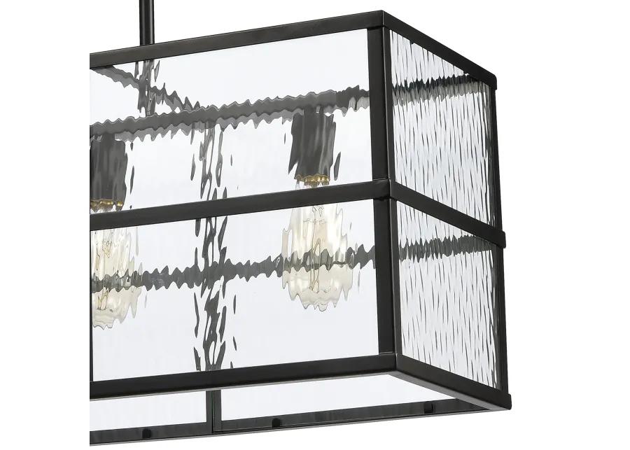 Solace 34'' Wide 4-Light Linear Chandelier