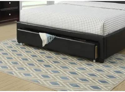 Bedroom Furniture Storage Under Bed Queen Size Bed PU Leather