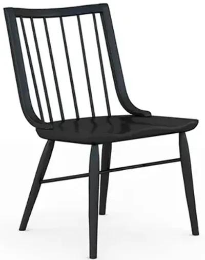 Frame Windsor Side Chair Accent Black (Set of 2)