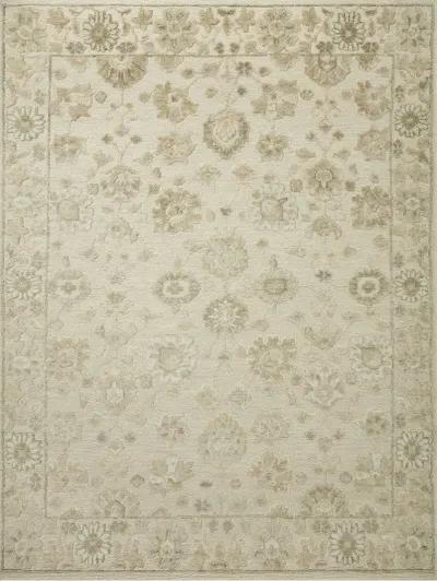 Ingrid ING-02 Natural / Sage 7''9" x 9''9" Rug by Magnolia Home By Joanna Gaines