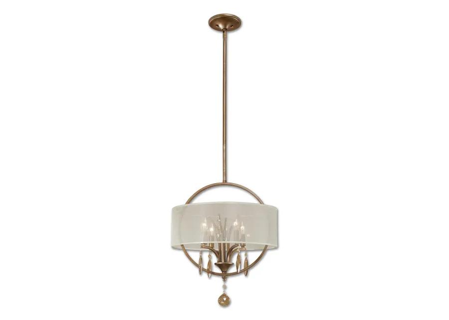 Uttermost Alenya 4 Light Fabric Drum Pendant