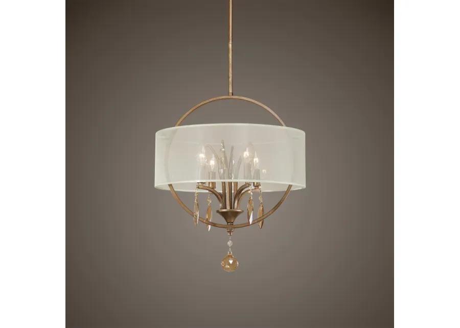 Uttermost Alenya 4 Light Fabric Drum Pendant