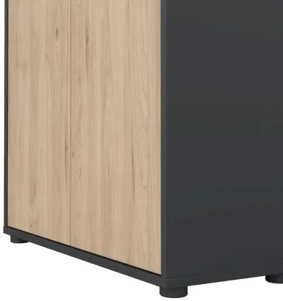 Tvilum 6 Shelf Boockase with 2 Doors, Home Office Storage