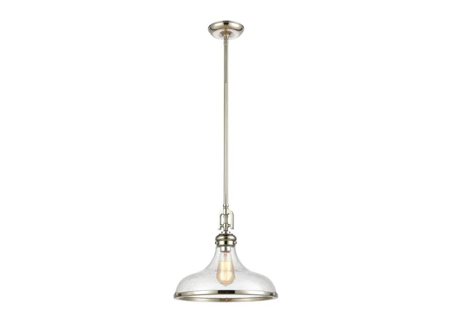 Rutherford 15'' Wide 1-Light Silver Pendant