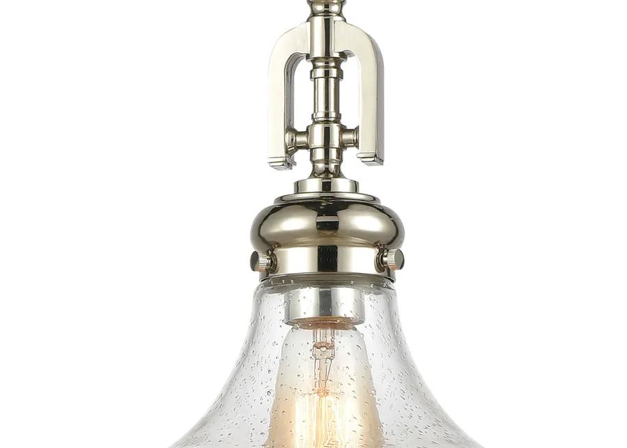 Rutherford 15'' Wide 1-Light Silver Pendant