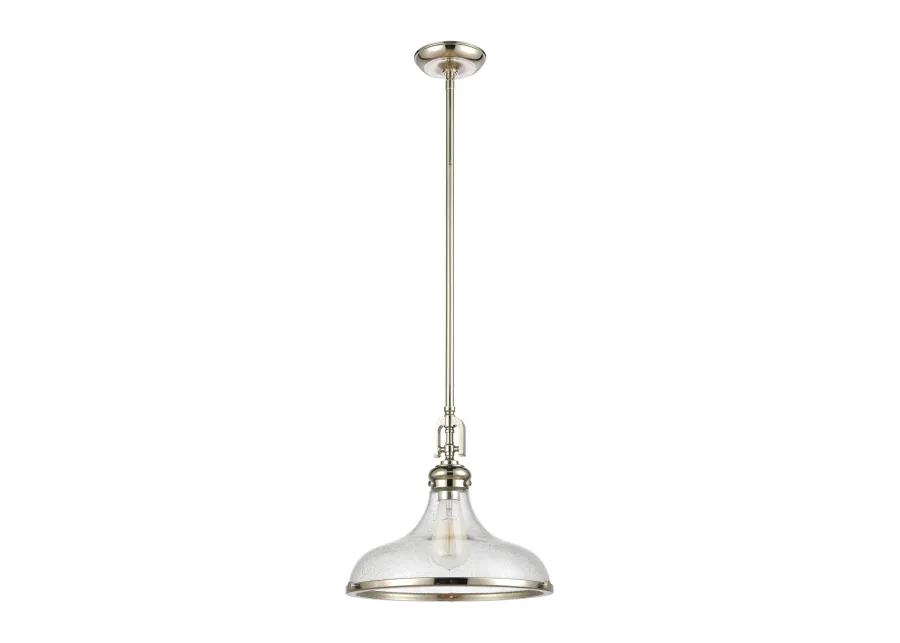 Rutherford 15'' Wide 1-Light Silver Pendant