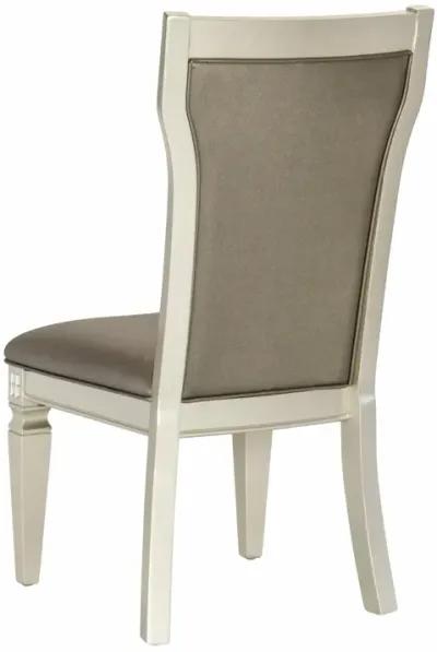 Chic Crystal Tufted Side Chair Set