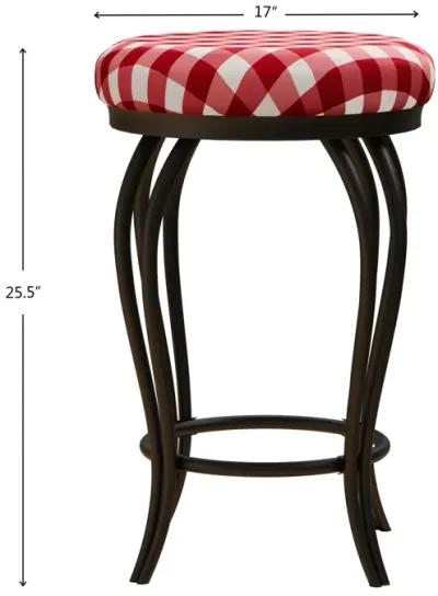 Country Style Industrial Bar Stools, Set of 2