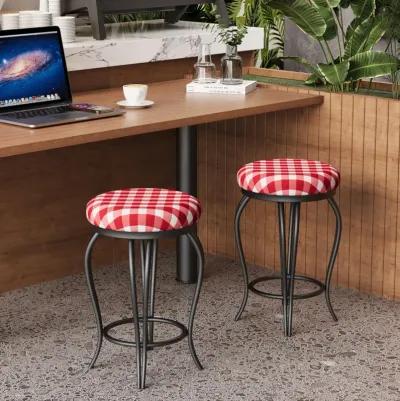 Country Style Industrial Bar Stools, Set of 2