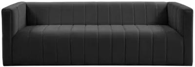 Norah Black Velvet Sofa