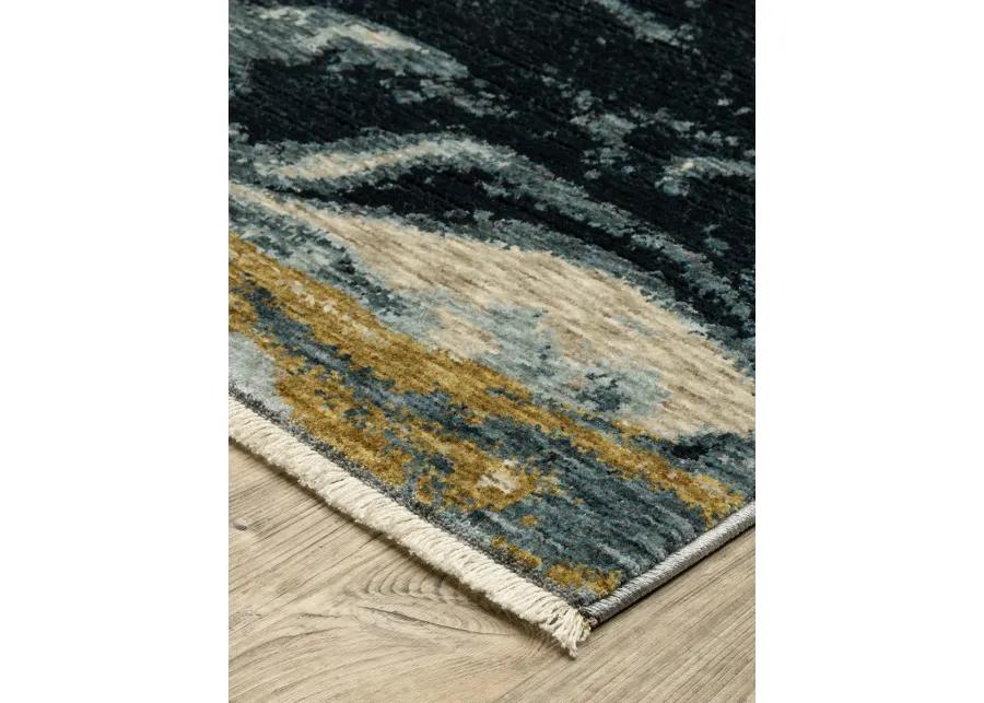 Capella 5'3" x 7'6" Blue Rug