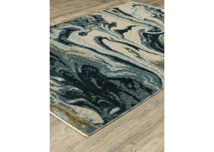 Capella 5'3" x 7'6" Blue Rug