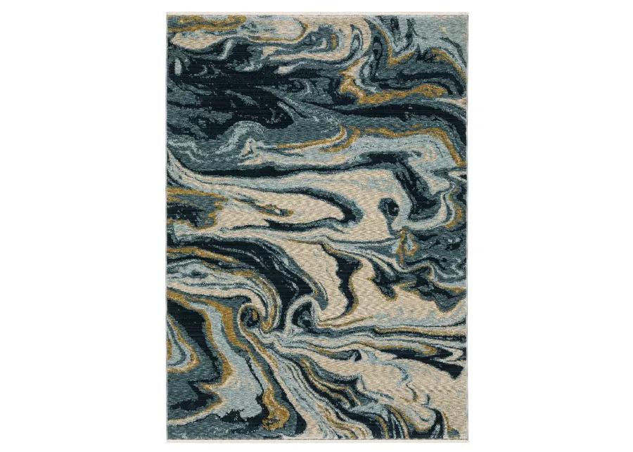 Capella 5'3" x 7'6" Blue Rug