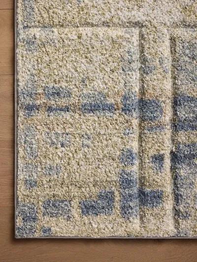 Silas SLA-05 Blue / Multi 5''3" x 7''8" Rug by