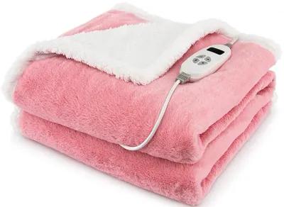 Electric Heated Blanket Throw with 10 Heat Settings