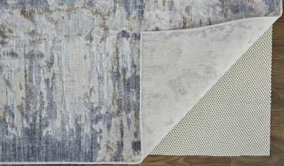 Laina 39GHF 3' x 5' Ivory/Gray/Blue Rug