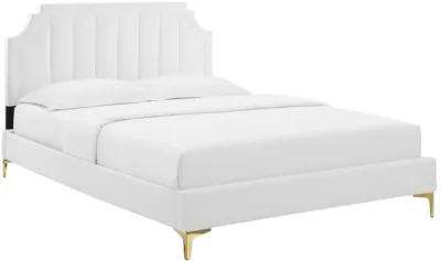 Modway - Sienna Performance Velvet Full Platform Bed