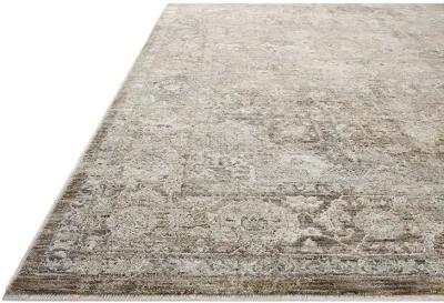 II Tabitha Khaki/Slate 5'3" x 7'9" Area Rug by Loloi II