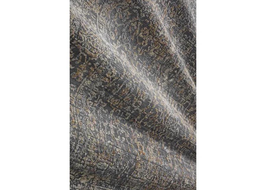 Indra INA05 Graphite/Sunset 6'3" x 9' Rug