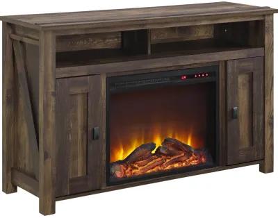 Farmington Electric Fireplace Space Heater TV Console for TVs up to 50"