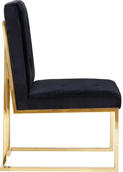 Akiko Velvet Chair - Set of 2