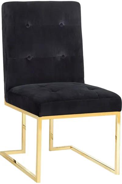 Akiko Velvet Chair - Set of 2