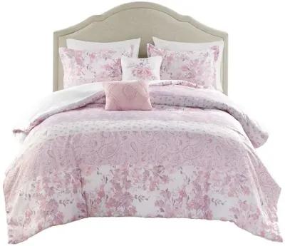 Gracie Mills Valeria Floral Paisley Comforter Set